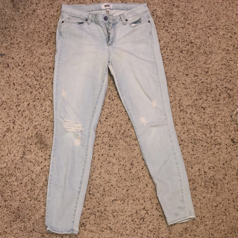 Paige skinny jeans